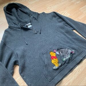 Women’s Winnie the Pooh Hooded Sweatshirt | Size Large | Disney